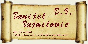 Danijel Vujmilović vizit kartica
